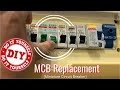 How to replace home mcb  broken miniature circuit breaker replacement diy