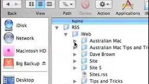 iWeb and the dreaded RSS file Episode 1