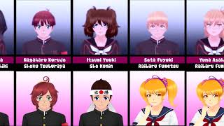 Yandere simulator characters 1980s mode look alike Yandere simulator characters 202x Parents