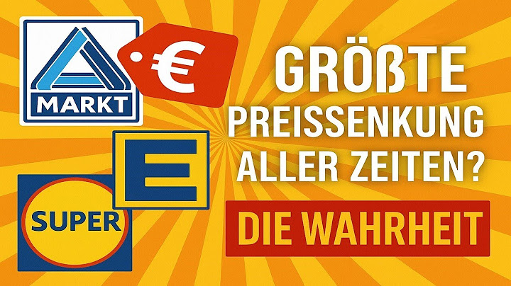 Lidl, Aldi, Edeka & Co. - The truth about the biggest price reduction of all time!