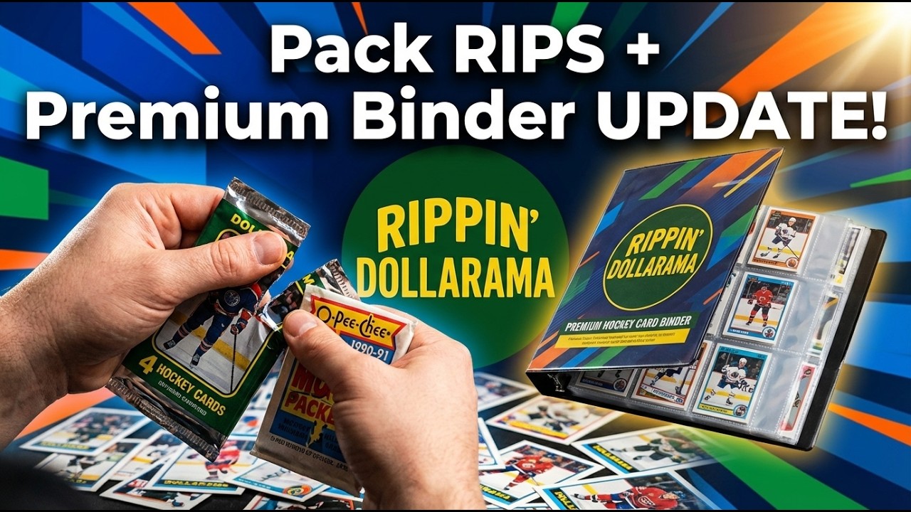 Dollarama Pack RIP OPC Wax Pack + Premium Binder UPDATE! 