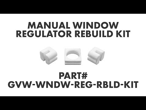 Vídeo: Como você remove um regulador de janela manual?
