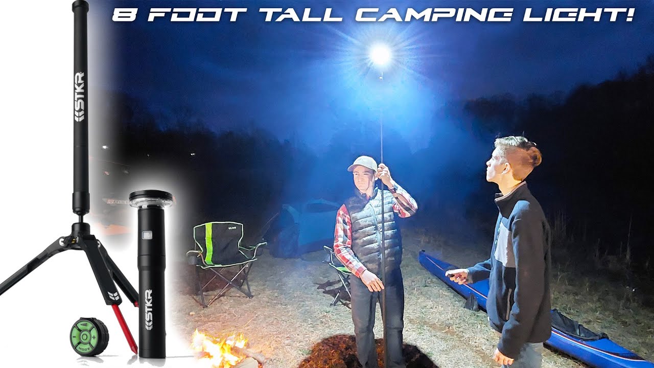FLiPRO 8' Telescoping Area Light for Camping by STKR Concepts YouTube