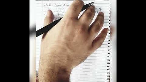 Cross Correlation function