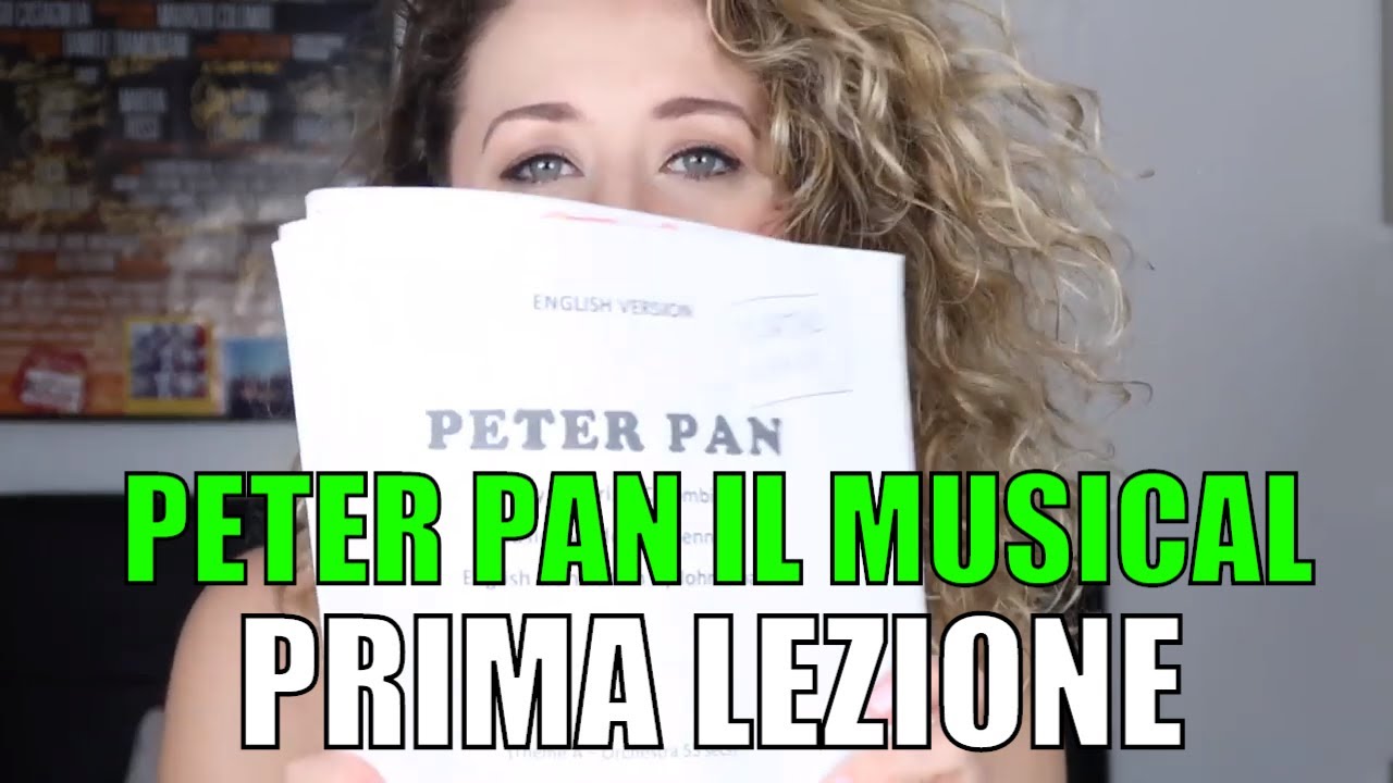PRIMA LEZIONE PETER PAN IL MUSICAL | SCENA PETER E WENDY | MartharossiTv