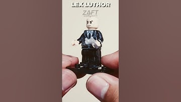 Lex Luthor Lego Minifigure Superman 2025 Edition! Unlicensed Toy Figure Build Up #superman2025 #lego