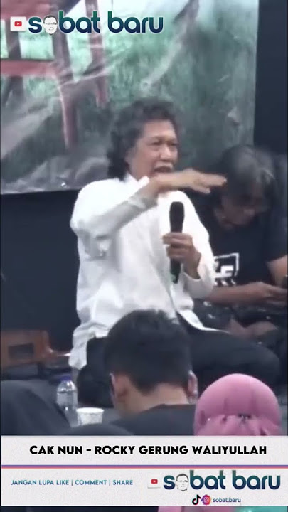 Cak Nun Sebut Rocky Gerung Waliyullah #caknun #rockygerung #viral #waliyulah