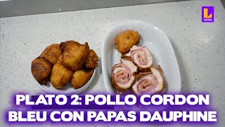 El Gran Chef Famosos 20 de abril | Plato dos: Pollo cordon bleu con papas dauphine