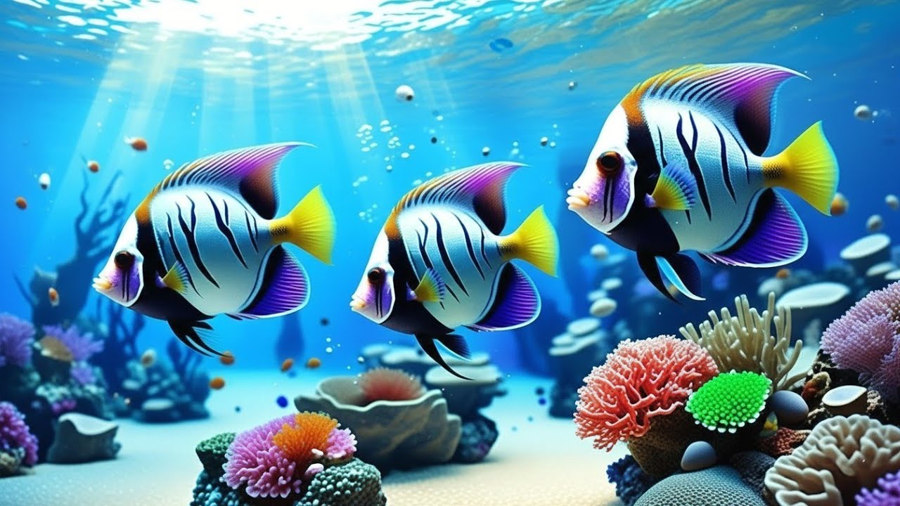 Calm Ocean Aquarium Footage 🐠 Jellyfish in Gentle Motion