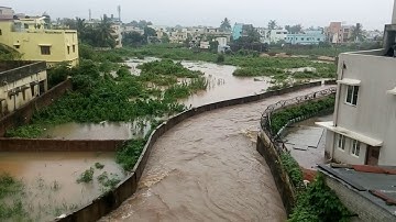 WATER OVERFLOWING AT ITER CAMPUS.(2)