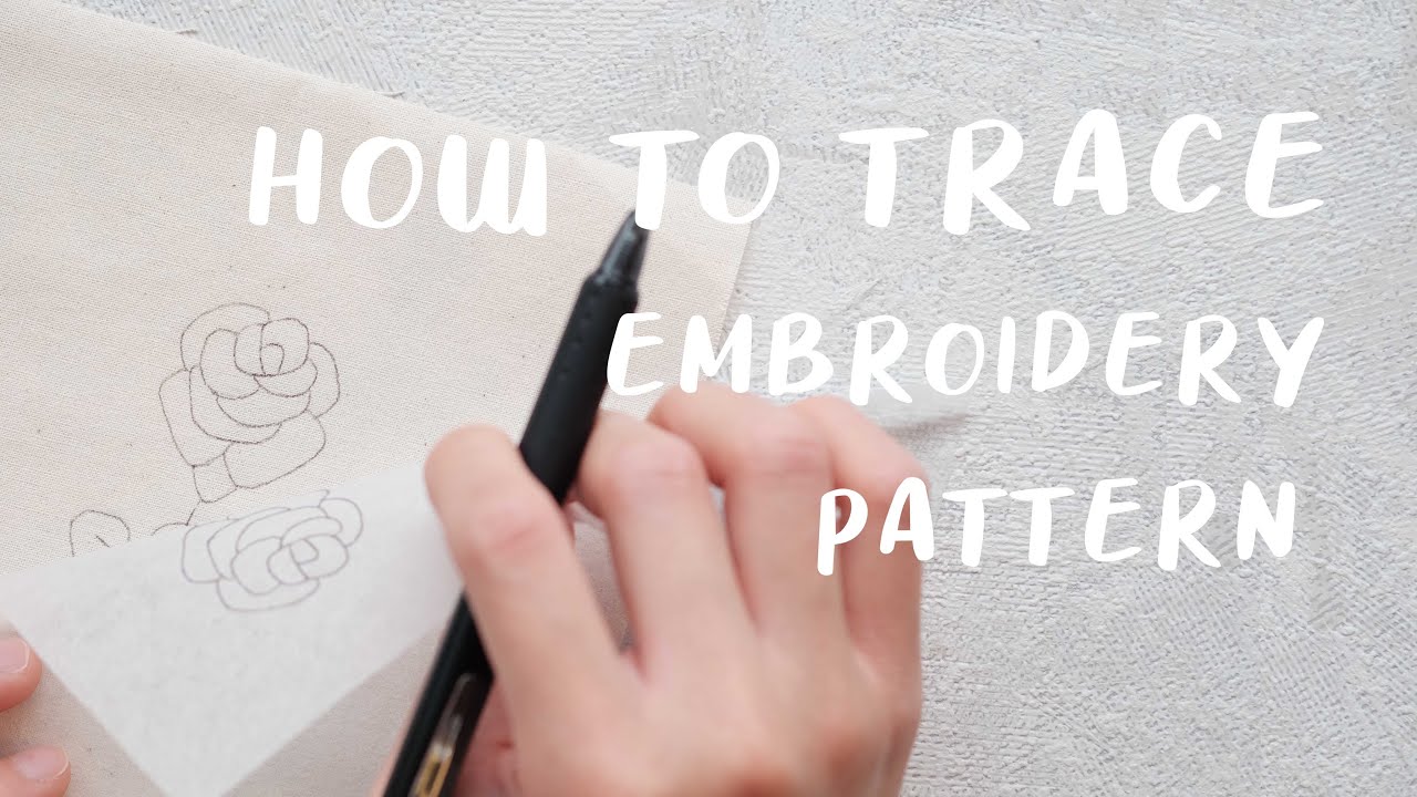 How to: Transfer Embroidery Pattern (No Lightbox) | da-Mira