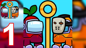 Impostor War - Rescue Crewmate Among Traitor - Gameplay Walkthrough Part 1 Levels 1-20 (Android, iOS