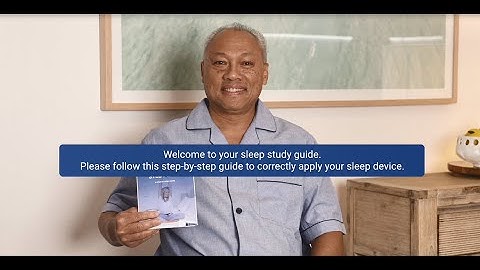 Instructions: Applying the NOX sleep monitoring device