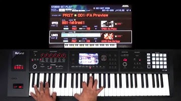 Roland FA-06/08 - How to Create a Layer/Split