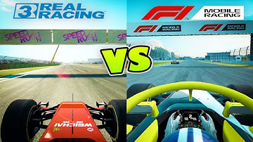 F1 Mobile Racing Vs Real Racing 3 GRAPHICS COMPARISON