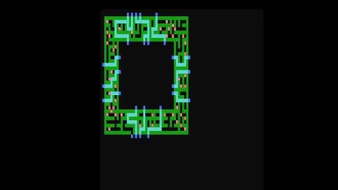 Advent of Code 2019, Day 20 Visualisation (part 2, with test data)