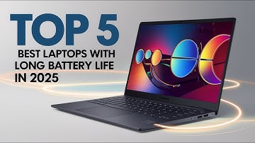 🔋 Top 5 Best Laptops with Long Battery Life in 2025 – All-Day Power & Performance! | Tecware