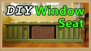 Reuse an old coffee table and create a DIY window seat! Read more here: http://www.frugallivingforlife.com/diy-window-seat-idea-