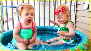 Most Funny Babies Playing With Water 🤣 Funny Angels by Funny Angels 1,643 views 7 months ago 8 minutes, 50 seconds