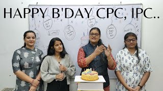 Happy bday to u all, Celebrating Bday of CPC, IPC, Limitation, Registration | SULC | Urmila Rathi