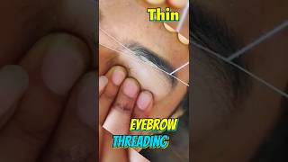 Easy Eyebrow Threading #thineyebrow