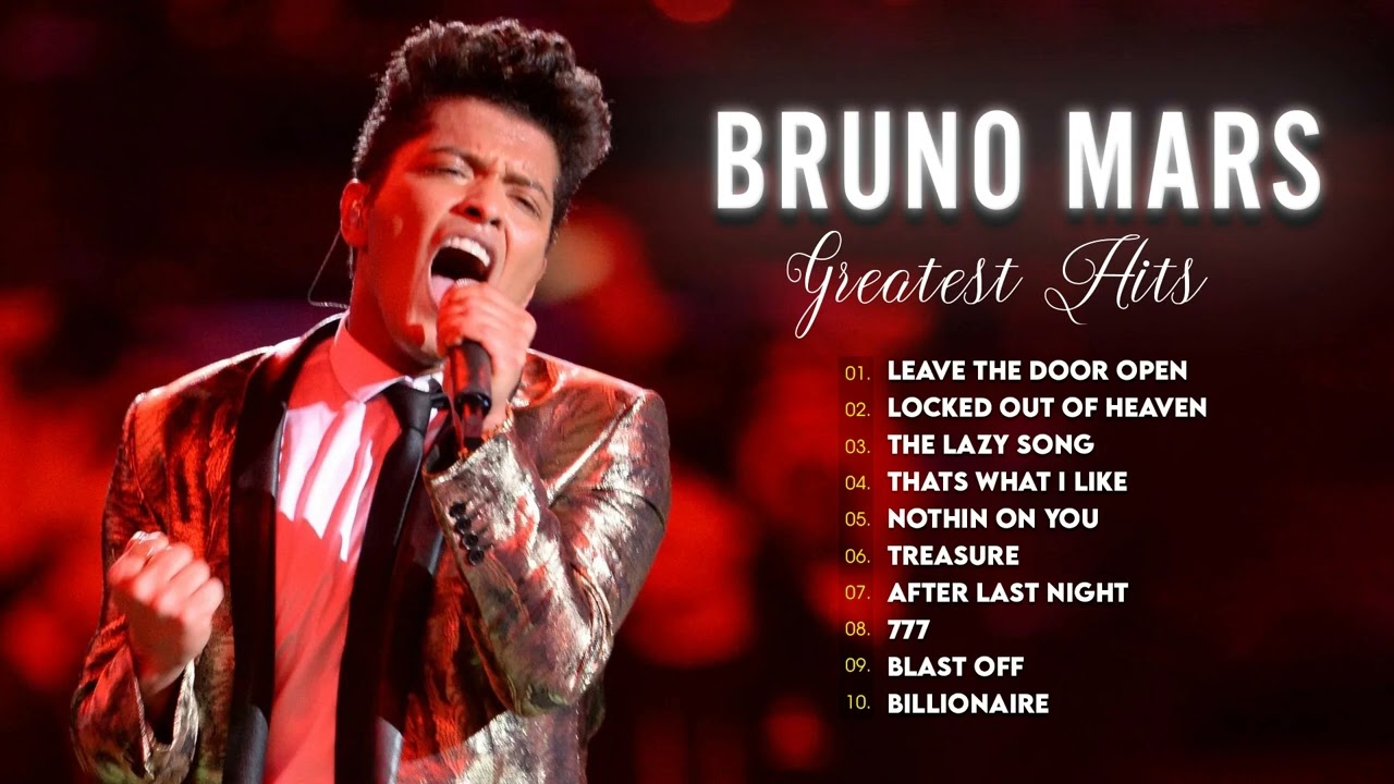 Best Bruno Mars Songs Of All Time Bruno Mars Greatest Hits Album 2022