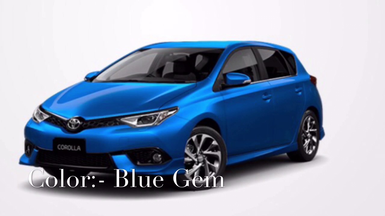 Toyota Corolla Hybrid Colors (Colours) released in Australia. - YouTube