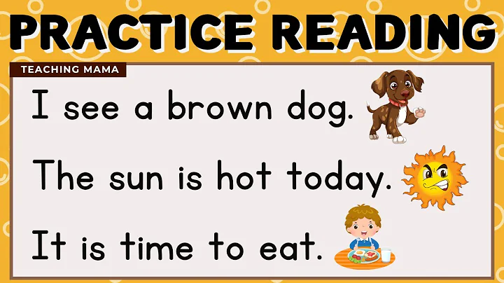 LET'S READ! | SIMPLE SENTENCES | PRACTICE READING ENGLISH | TEACHING MAMA