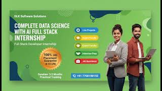 Data Science: Data Science with AI Internship for Freshers | #DLKSoftwareSolutions