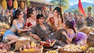 Poor man becomes a gambler, gets a boast system—with five sisters-in-law by his side.