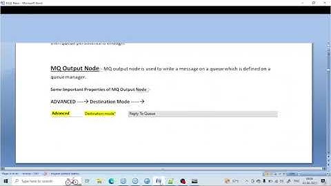 MQ Output Node in IIB/ACE |IBM Integration Bus #ibm #iib #middleware #ace #learnandpass