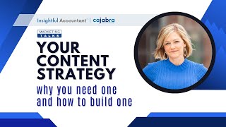 Your Content Strategy: Why You Need One And How To Build One | Marketing Talks March 2024 by Insightful Accountant 56 views 1 month ago 32 minutes