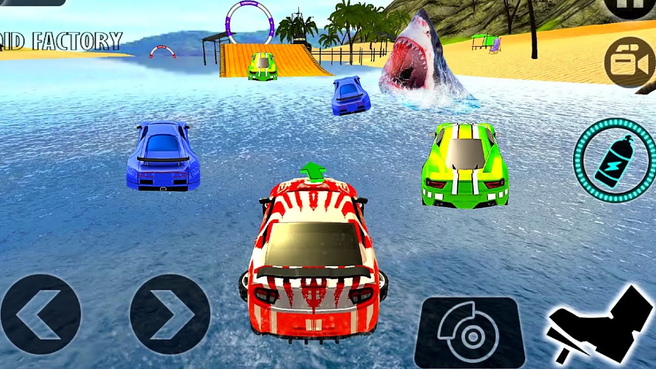 Floating Water Surfer Car Driving - Beach Racing - Best Android IOS Gameplay