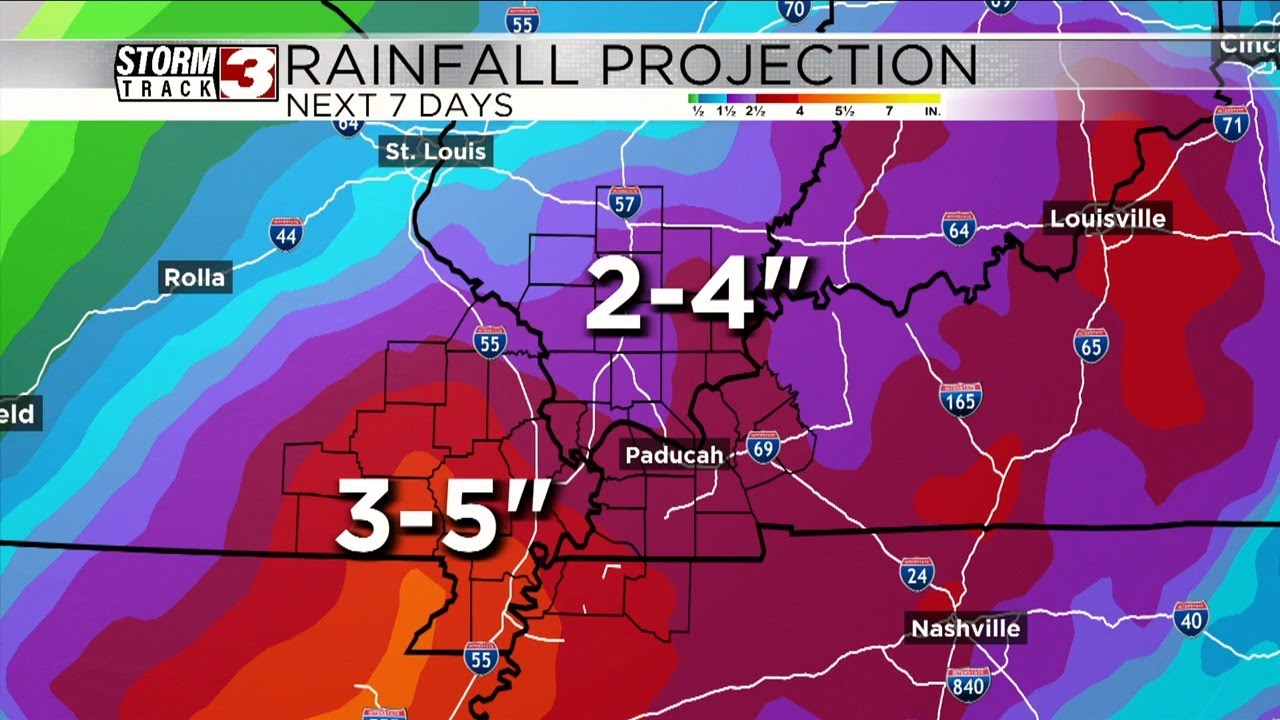 Warm and dry through Wednesday, much needed rainfall on the way - YouTube
