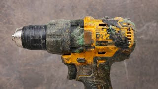 Cordless Drill Restoration | Dewalt DCD777 18V  Brushless Drill  Battery Rebuild