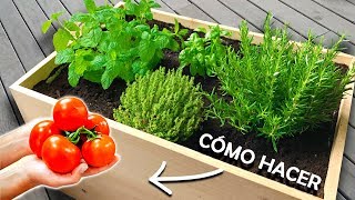 como hacer un huerto urbano en casa