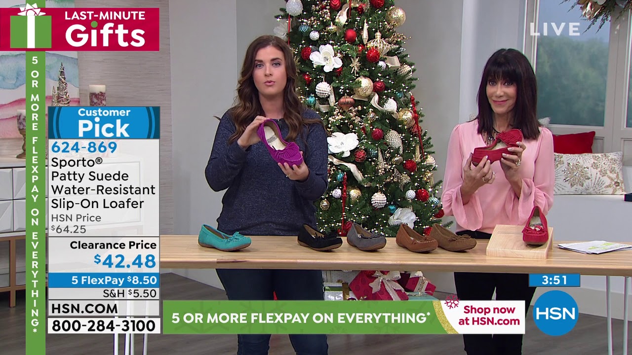 Sporto Patty WaterResistant Suede SlipOn Loafer Sporto Patty WaterResistant Suede SlipOn Loafer