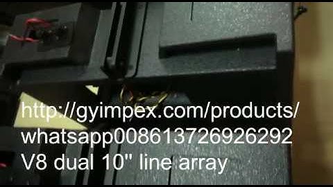V8 dual 10 line array GYAUDIO 1
