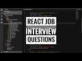 React job interview - Questions