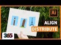  align and distribute panel  illustrator cc tutorial 71365