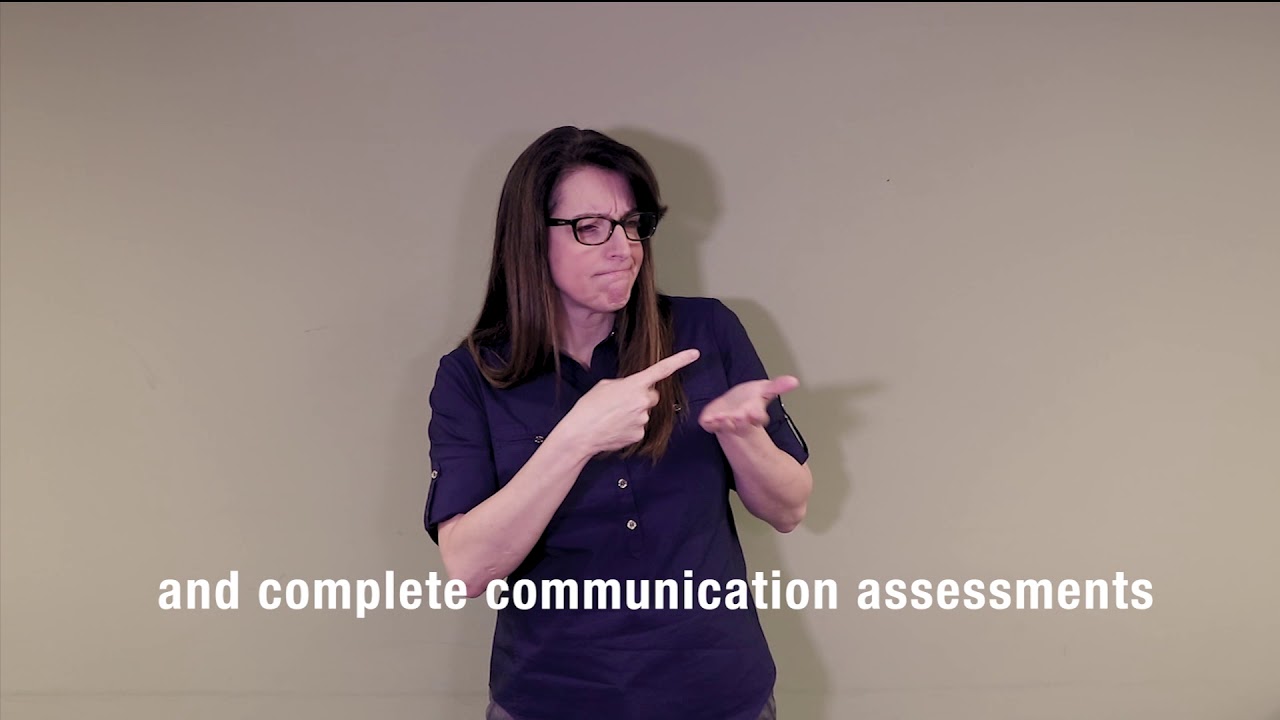 Seeking ASL Fluent Communications Assessor - YouTube