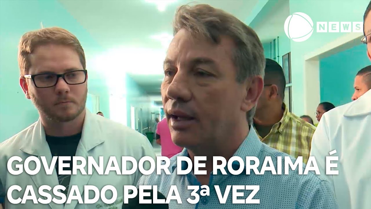 Governador de Roraima, Antonio Denarium tem mandato cassado pela 3ª vez