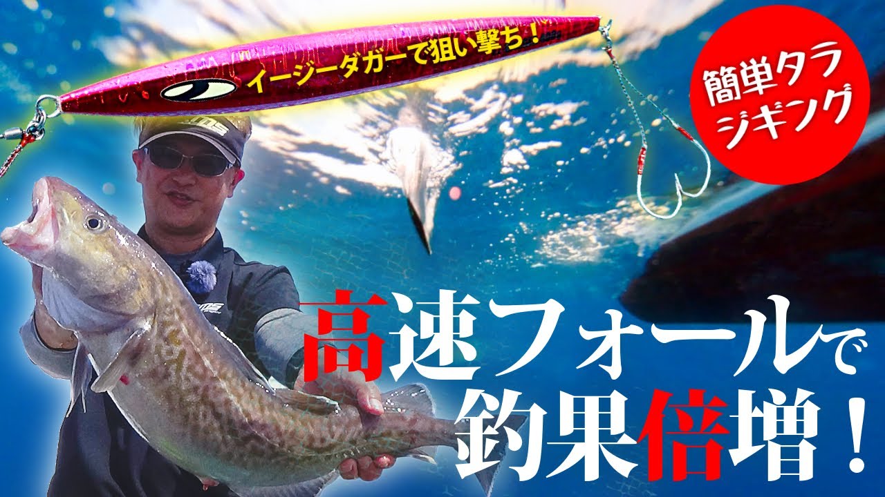 【特大高級魚釣り】タラジギング最前線／京都舞鶴沖でビッグサイズを狙え！ #arms #奥村眞佐夫 #イージーダガー #マダラ #スロージギング #オフショア #オフショアジギング 