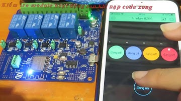 Module 4 relay ESP8266 Wifi ( hướng dẫn sử dụng).