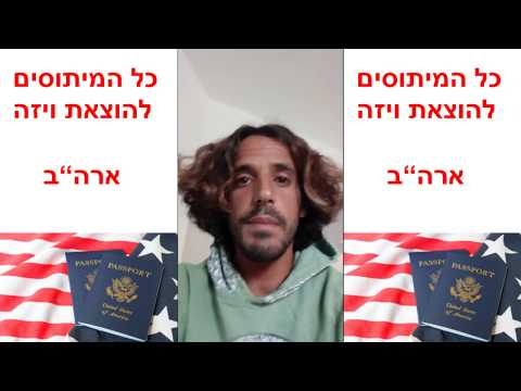 וִידֵאוֹ: מה אתה צריך כדי להגיש בקשה לויזה