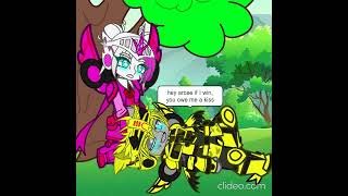 Bumblebee x Arcee as Sonaze (Transformers x Sonic the Hedgehog) #sonaze