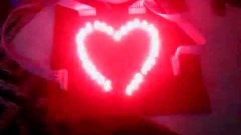 Hiệu ứng led trái tim, lập trình 89c52