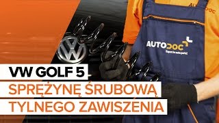 Dowiedz się jak rozwiązać problem z Sprężyna zawieszenia przód lewy prawy VW: przewodnik wideo