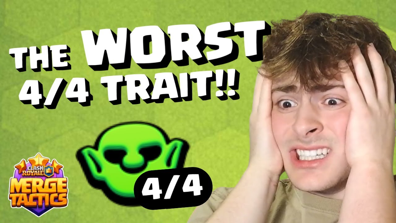 The WORST 4/4 MAXED Trait in Merge Tactics - YouTube