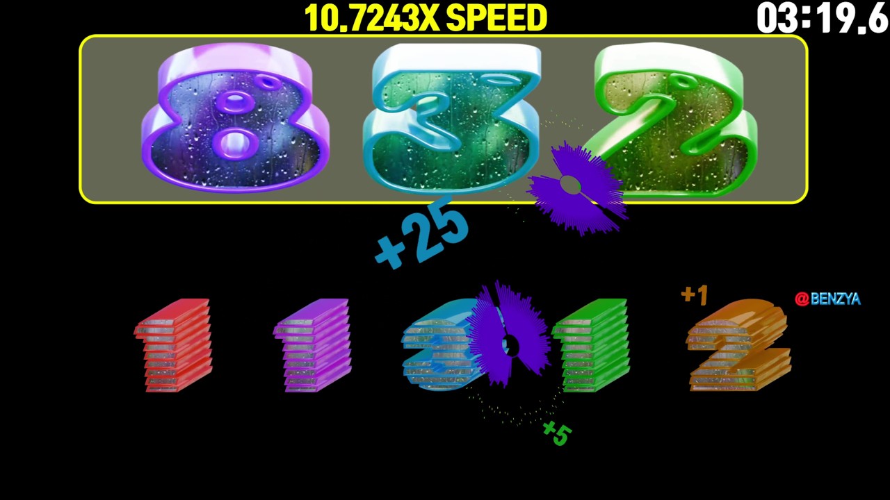 𝔹𝕒𝕤𝕖 𝟝 ℂ𝕠𝕦𝕟𝕥𝕦𝕡 𝟘~𝟙,𝟘𝟘𝟘,𝟘𝟘𝟘(𝟙𝕞𝕚𝕝𝕝𝕚𝕠𝕟) 𝕥𝕚𝕞𝕖𝕣 𝕒𝕝𝕒𝕣𝕞 with a sliding pop-up indicator🔔sound effect